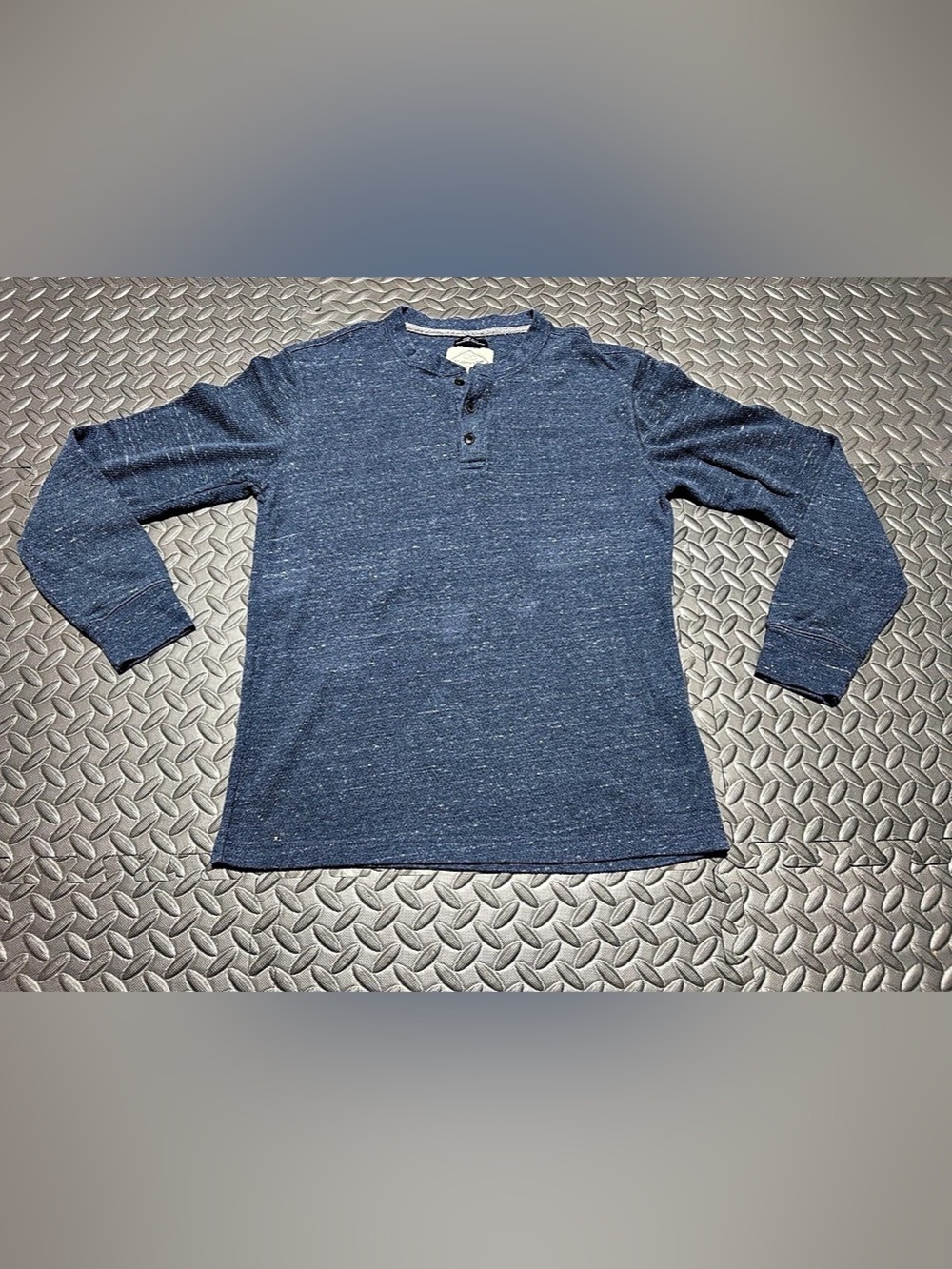 St. John's Bay Men's Blue Long Sleeve Thermal Shirt